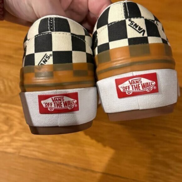 VANS Era Stacked Checkerboard Slip On Canvas Shoes - Picture 5 of 6